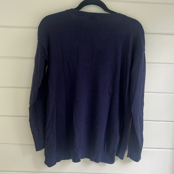 VINEYARD VINES navy blue whale sweater size small - Picture 4 of 7
